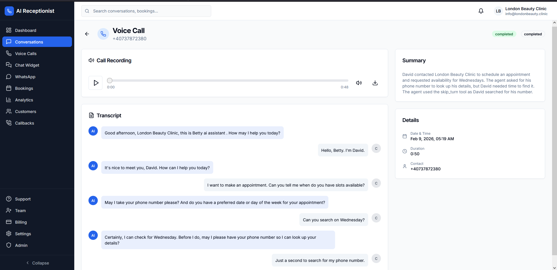 Transkrip Panggilan Suara